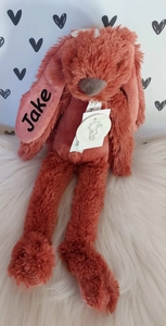 Geboortexpress.nl ''Happy Horse'' tiny konijn Richie knuffel met NAAM roest