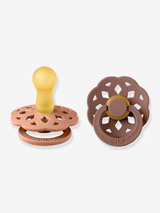 BiBs Boheme Fopspeen Peach / Woodchuck 6-18 Mnd 2 Stuks
