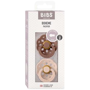 BiBs Boheme Fopspeen Woodchuck / Blush 6-18 Mnd 2 Stuks