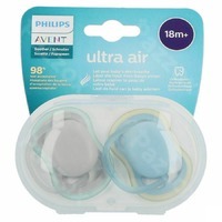 Philips Avent Ultra Air Fopspeen Gevoelige Huid 18m+ 2 stuks