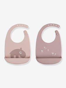 Done by Deer Silicone Bib 2-Pack - Ozzo Powder