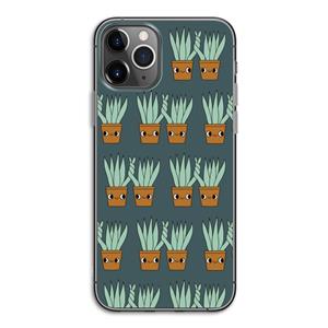 CaseCompany Sansevieria: iPhone 11 Pro Transparant Hoesje
