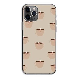 CaseCompany Morning coffee: iPhone 11 Pro Transparant Hoesje