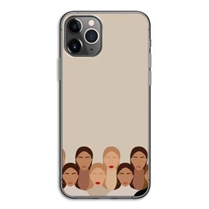 CaseCompany Girls girls girls: iPhone 11 Pro Transparant Hoesje