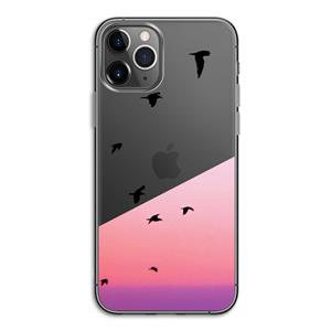 CaseCompany Fly away: iPhone 11 Pro Transparant Hoesje
