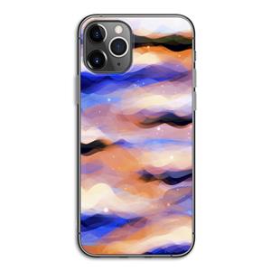 CaseCompany Donkere Wolken: iPhone 11 Pro Transparant Hoesje