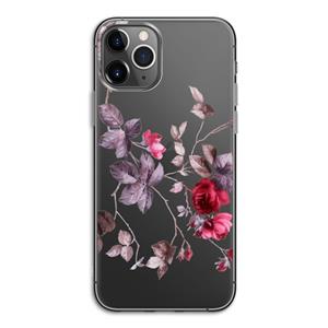 CaseCompany Mooie bloemen: iPhone 11 Pro Transparant Hoesje