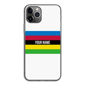 CaseCompany WK Wielrennen: iPhone 11 Pro Transparant Hoesje