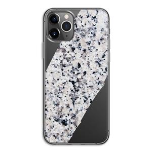 CaseCompany Gespikkelde marmer: iPhone 11 Pro Transparant Hoesje