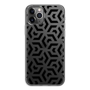 CaseCompany Crazy pattern: iPhone 11 Pro Transparant Hoesje