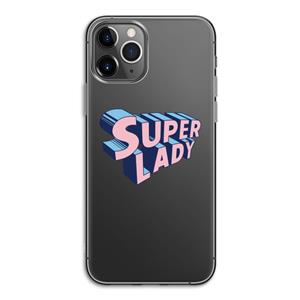 CaseCompany Superlady: iPhone 11 Pro Transparant Hoesje