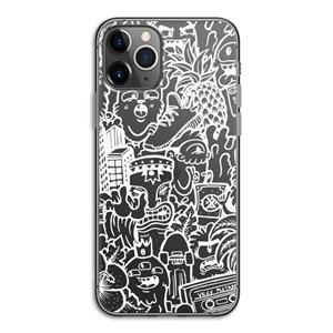 CaseCompany Vexx Mixtape #2: iPhone 11 Pro Transparant Hoesje