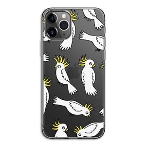 CaseCompany Papegaai: iPhone 11 Pro Transparant Hoesje