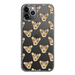 CaseCompany Tijger: iPhone 11 Pro Transparant Hoesje