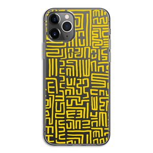 CaseCompany Majorelle Blue Print: iPhone 11 Pro Transparant Hoesje