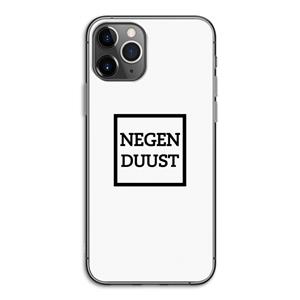 CaseCompany Negenduust vierkant: iPhone 11 Pro Transparant Hoesje