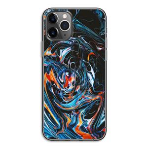 CaseCompany Black Unicorn: iPhone 11 Pro Transparant Hoesje