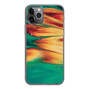 CaseCompany Green Inferno: iPhone 11 Pro Transparant Hoesje