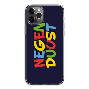 CaseCompany 90's One: iPhone 11 Pro Transparant Hoesje
