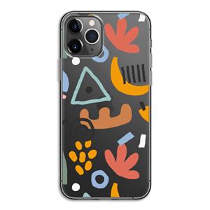 CaseCompany Abstract: iPhone 11 Pro Transparant Hoesje