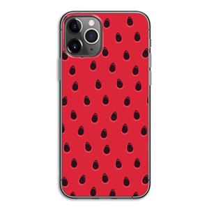CaseCompany Watermelon: iPhone 11 Pro Transparant Hoesje