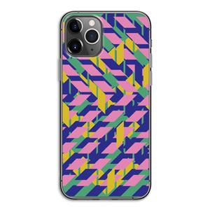 CaseCompany Skew Blush 1: iPhone 11 Pro Transparant Hoesje