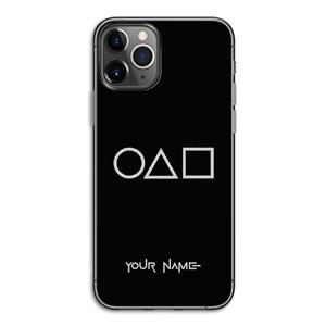 CaseCompany Squid Game: iPhone 11 Pro Transparant Hoesje