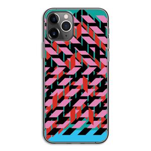 CaseCompany Skew Blush 2: iPhone 11 Pro Transparant Hoesje