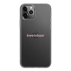 CaseCompany kwetsbaar: iPhone 11 Pro Transparant Hoesje