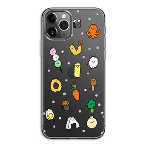 CaseCompany Happy bento friends: iPhone 11 Pro Transparant Hoesje