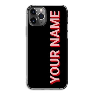 CaseCompany Namecase: iPhone 11 Pro Transparant Hoesje