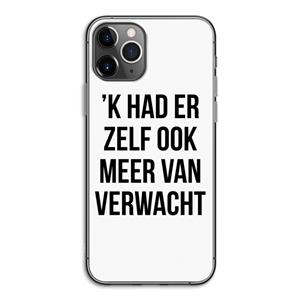 CaseCompany Meer verwacht: iPhone 11 Pro Transparant Hoesje