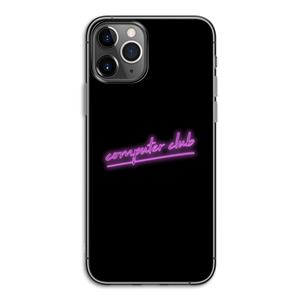 CaseCompany Vice Black: iPhone 11 Pro Transparant Hoesje