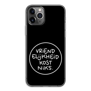 CaseCompany Vriendelijkheid: iPhone 11 Pro Transparant Hoesje