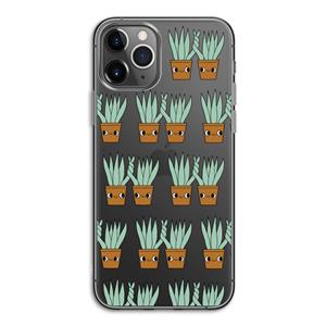 CaseCompany Sansevieria: iPhone 11 Pro Transparant Hoesje