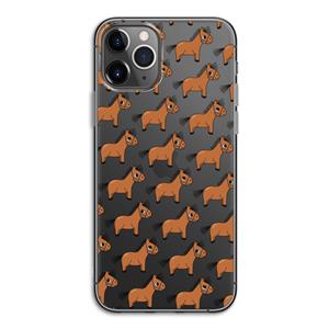 CaseCompany Pony: iPhone 11 Pro Transparant Hoesje
