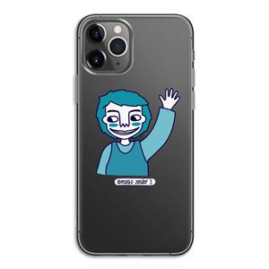 CaseCompany Zwaai: iPhone 11 Pro Transparant Hoesje