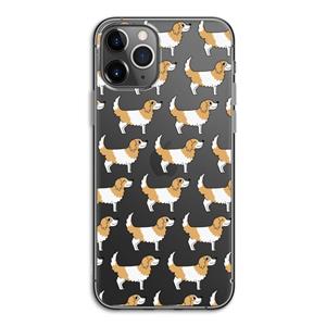 CaseCompany Doggy: iPhone 11 Pro Transparant Hoesje