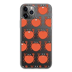 CaseCompany Krab: iPhone 11 Pro Transparant Hoesje