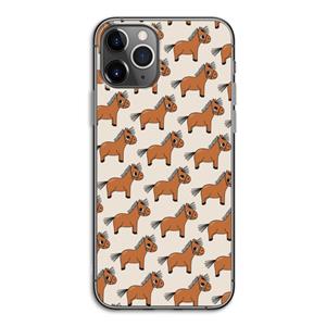 CaseCompany Pony: iPhone 11 Pro Transparant Hoesje