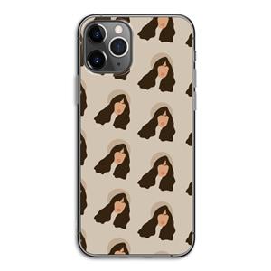 CaseCompany Bonjour mon amour: iPhone 11 Pro Transparant Hoesje