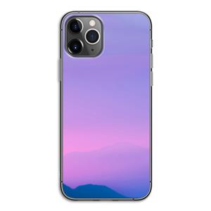 CaseCompany Sunset pastel: iPhone 11 Pro Transparant Hoesje