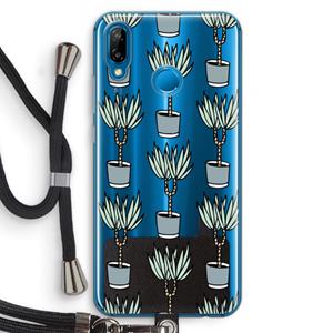 CaseCompany Boompje: Huawei P20 Lite Transparant Hoesje met koord