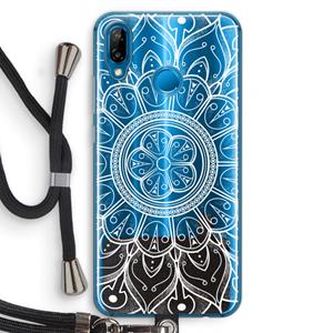 CaseCompany Roses Are Red: Huawei P20 Lite Transparant Hoesje met koord