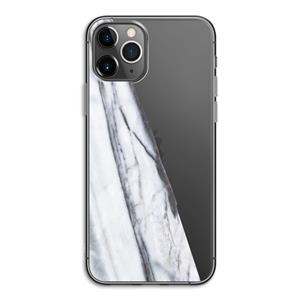 CaseCompany Gestreepte marmer: iPhone 11 Pro Transparant Hoesje