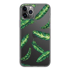 CaseCompany Lange bladeren: iPhone 11 Pro Transparant Hoesje