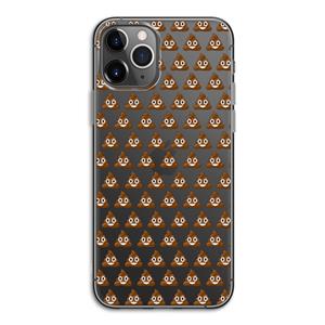 CaseCompany Poop emoji: iPhone 11 Pro Transparant Hoesje