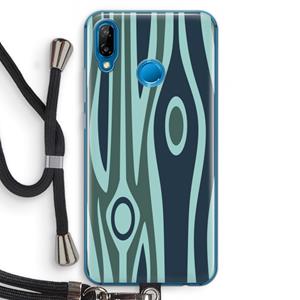 CaseCompany Bast B: Huawei P20 Lite Transparant Hoesje met koord