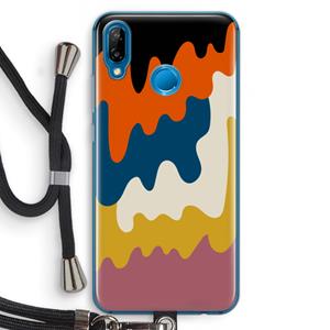 CaseCompany Baar A: Huawei P20 Lite Transparant Hoesje met koord