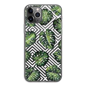 CaseCompany Geometrische jungle: iPhone 11 Pro Transparant Hoesje